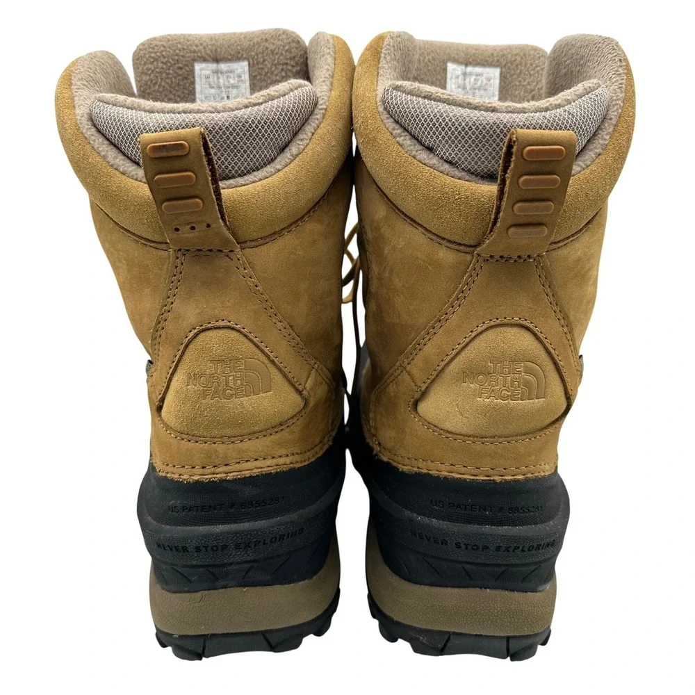 The North Face Chilkat II Winter Boots Mens 8.5 Brown Waterproof Insulated